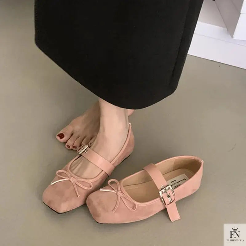 Fairy Bow Ballet Flats - Fashionnsio