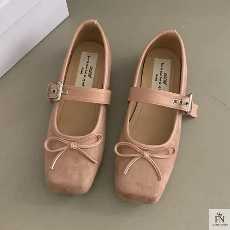 Fairy Bow Ballet Flats - Fashionnsio