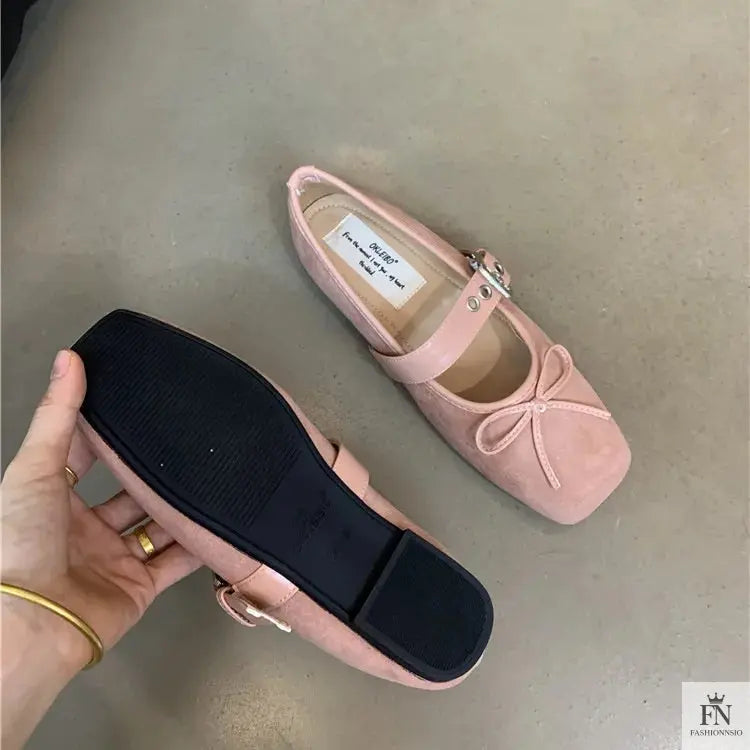 Fairy Bow Ballet Flats - Fashionnsio