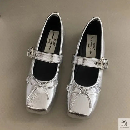 Fairy Bow Ballet Flats - Fashionnsio