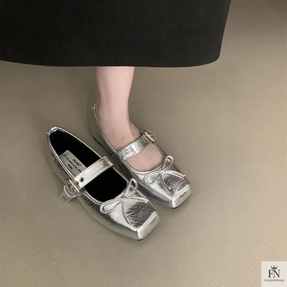 Fairy Bow Ballet Flats - Fashionnsio