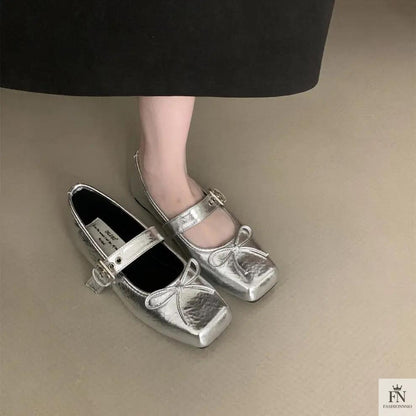 Fairy Bow Ballet Flats - Fashionnsio