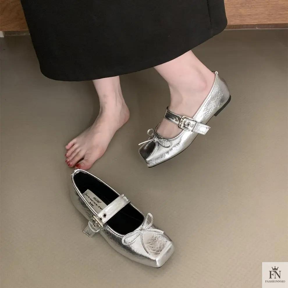 Fairy Bow Ballet Flats - Fashionnsio