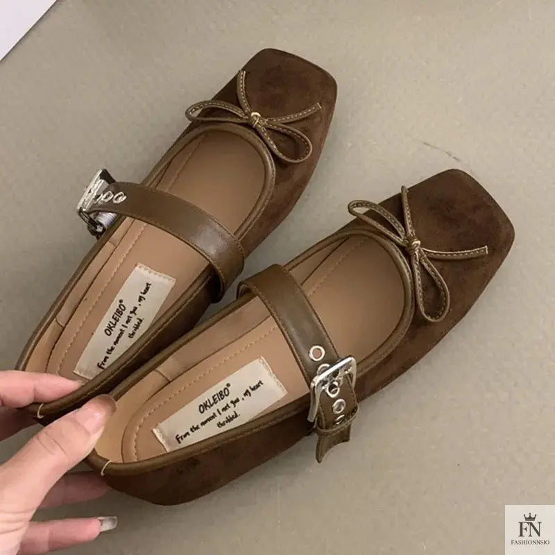 Fairy Bow Ballet Flats - Fashionnsio