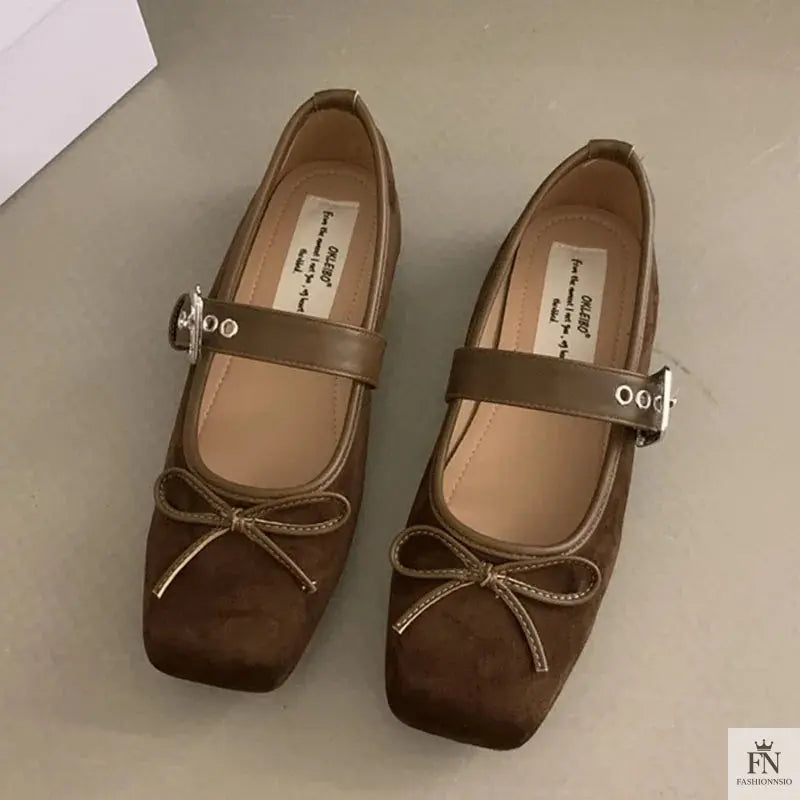 Fairy Bow Ballet Flats - Fashionnsio