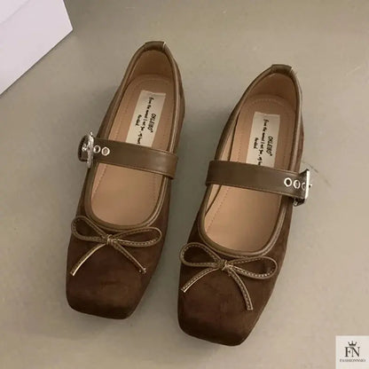 Fairy Bow Ballet Flats - Fashionnsio