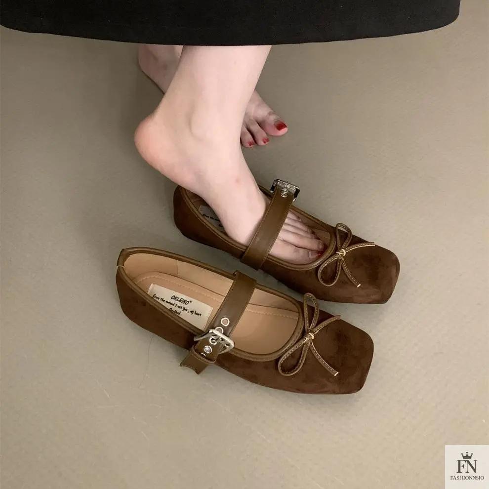 Fairy Bow Ballet Flats - Fashionnsio