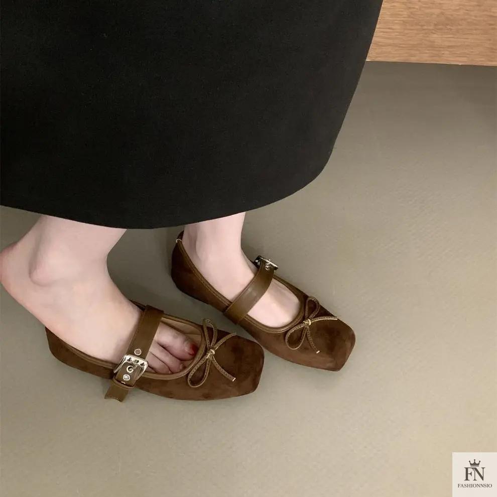 Fairy Bow Ballet Flats - Fashionnsio