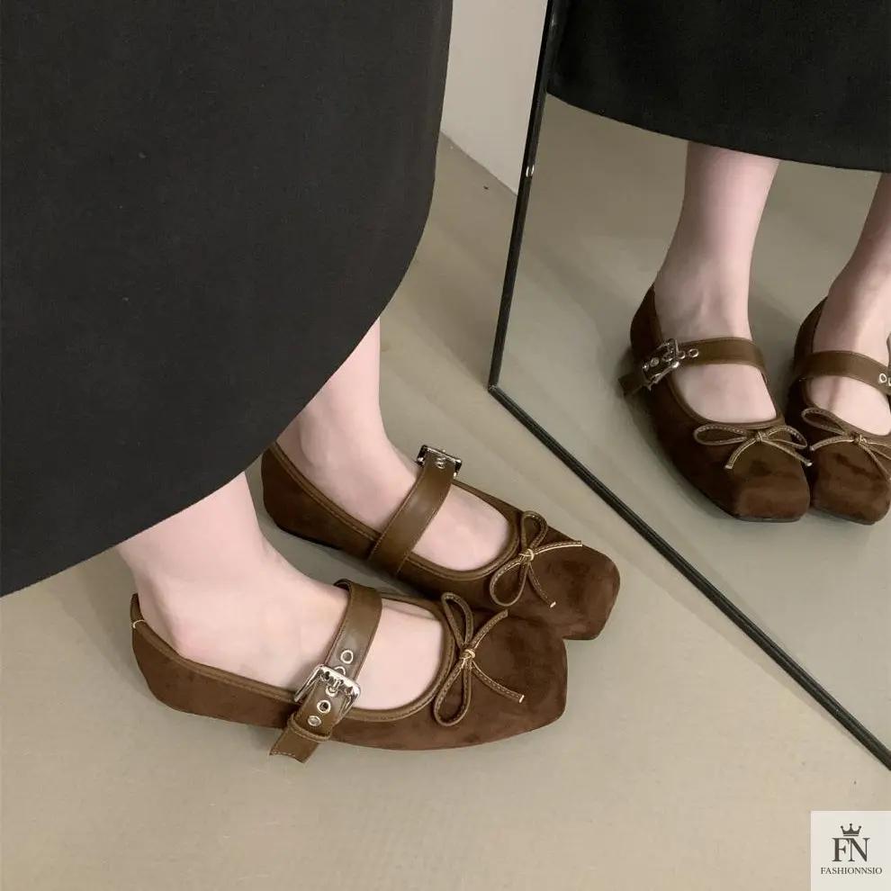 Fairy Bow Ballet Flats - Fashionnsio