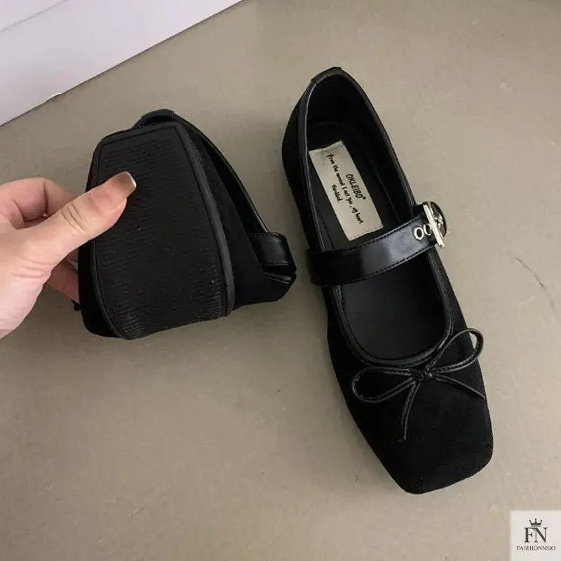 Fairy Bow Ballet Flats - Fashionnsio