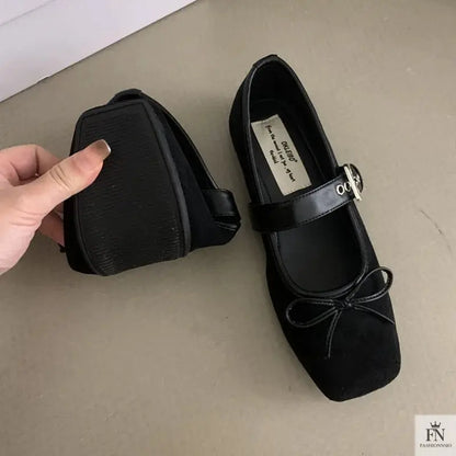 Fairy Bow Ballet Flats - Fashionnsio