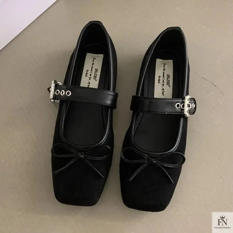 Fairy Bow Ballet Flats - Fashionnsio