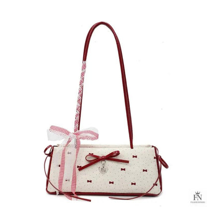 Y2K Bows Shoulder Bags - Fashionnsio