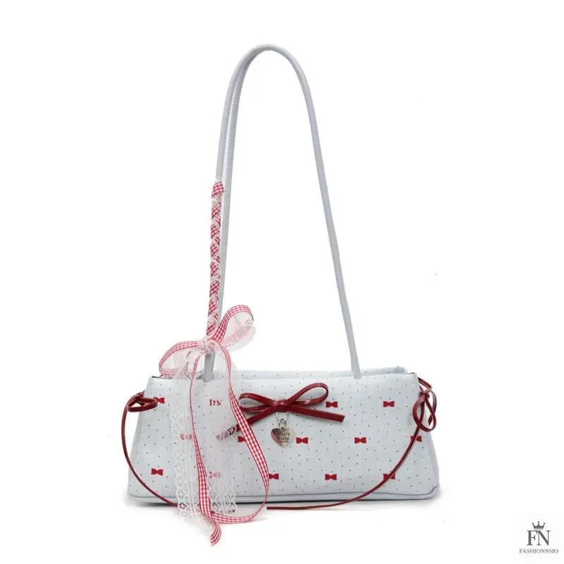 Y2K Bows Shoulder Bags - Fashionnsio