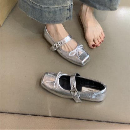 Fairy Bow Ballet Flats - Fashionnsio