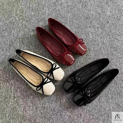 French Bowknot Ballet Flats - Fashionnsio