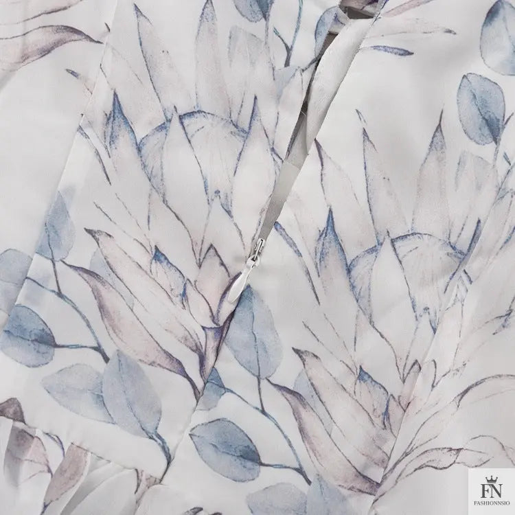 Floral Mini Ruffle Dress