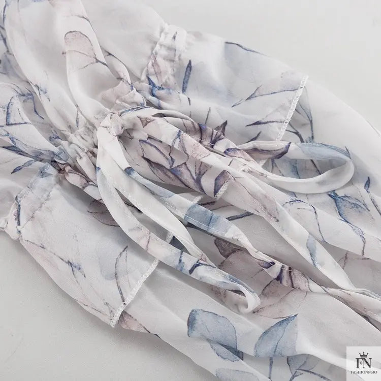 Floral Mini Ruffle Dress