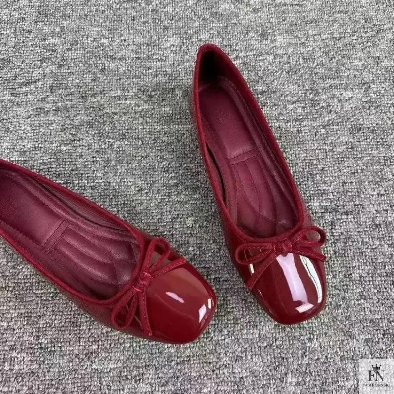 French Bowknot Ballet Flats - Fashionnsio