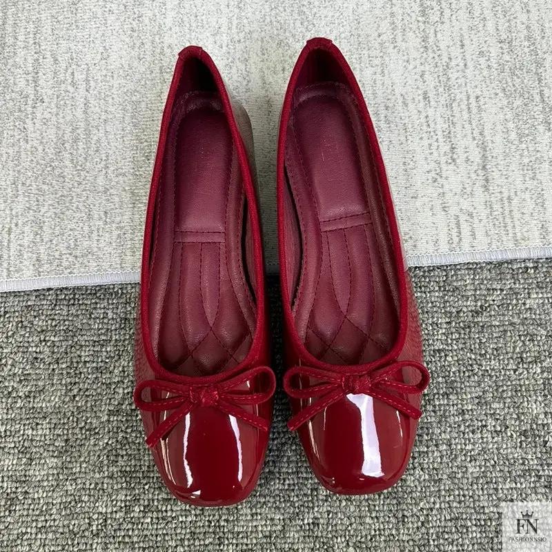 French Bowknot Ballet Flats - Fashionnsio