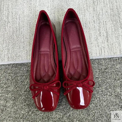 French Bowknot Ballet Flats - Fashionnsio