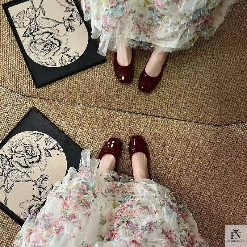 French Bowknot Ballet Flats - Fashionnsio