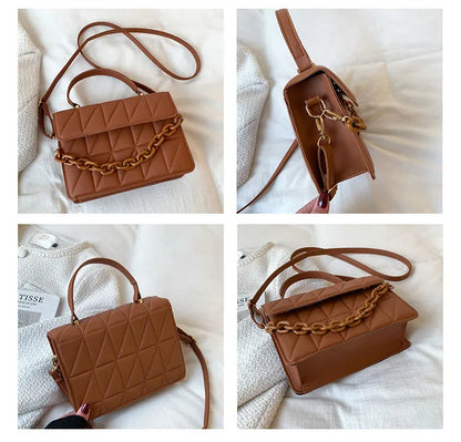 Chocolate Acrylic Handbags/Sling Bags fashionnsio