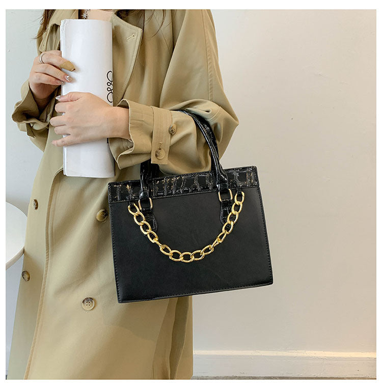 Chain Decor Tote Handbags