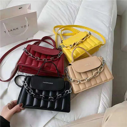 Chic Pleated Handbags/Sling Bags