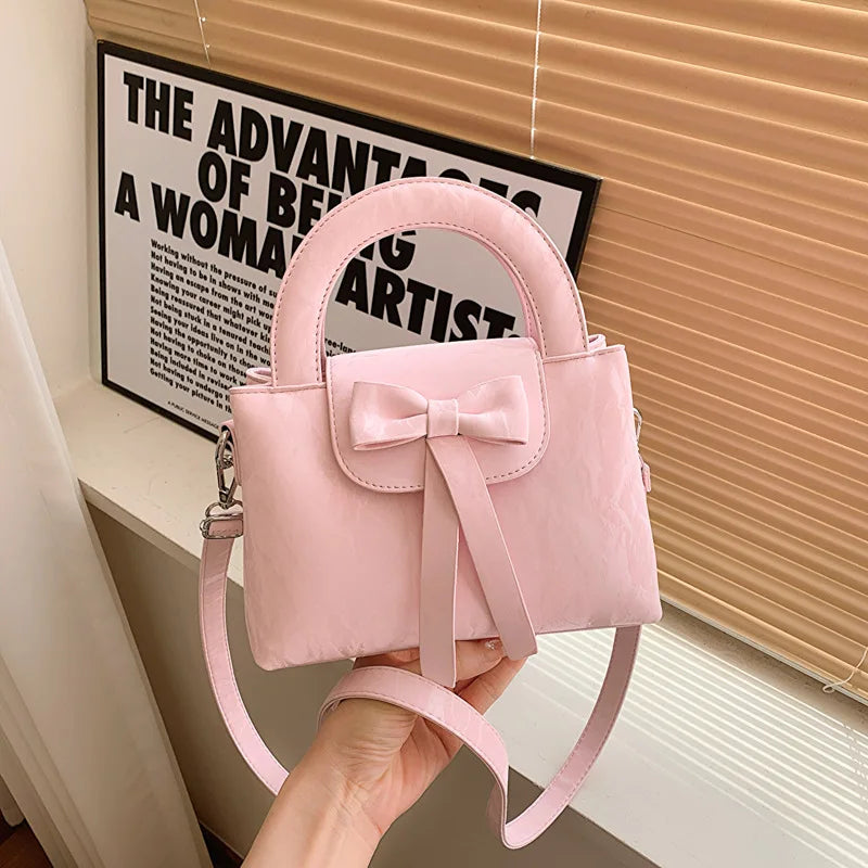 Korean Bowknot Square Handbags