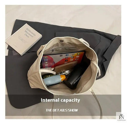 Lace Bow Large Tote Bags - Fashionnsio