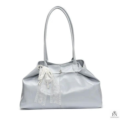 Lace Bow Large Tote Bags - Fashionnsio