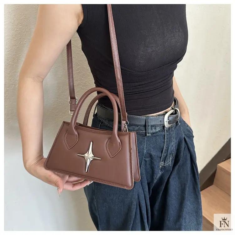 Metal Star Handbags/Crossbody Bags - Fashionnsio