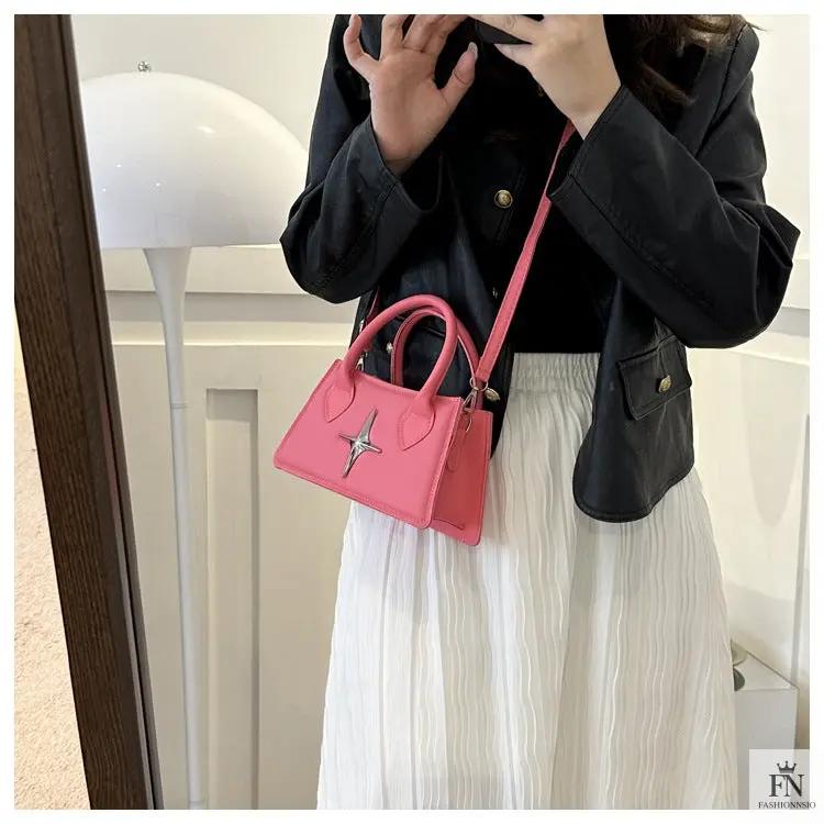 Metal Star Handbags/Crossbody Bags - Fashionnsio