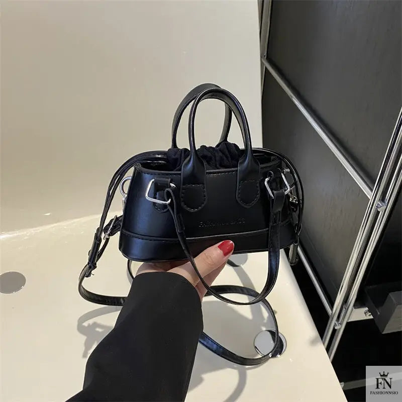 Mini Drawstring Bucket Handbags/Crossbody Bags - Fashionnsio