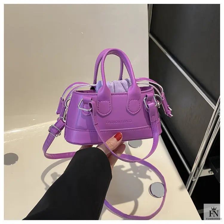 Mini Drawstring Bucket Handbags/Crossbody Bags - Fashionnsio