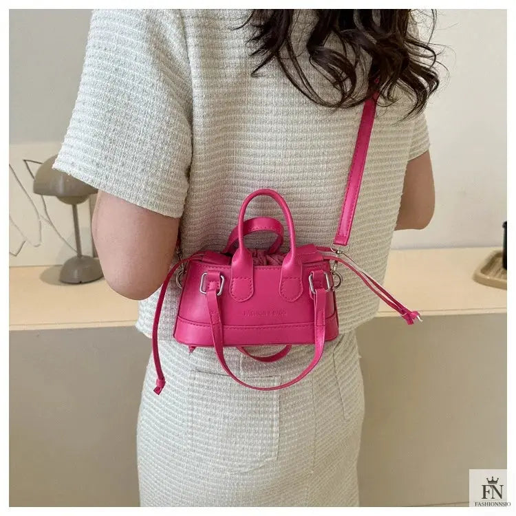 Mini Drawstring Bucket Handbags/Crossbody Bags - Fashionnsio