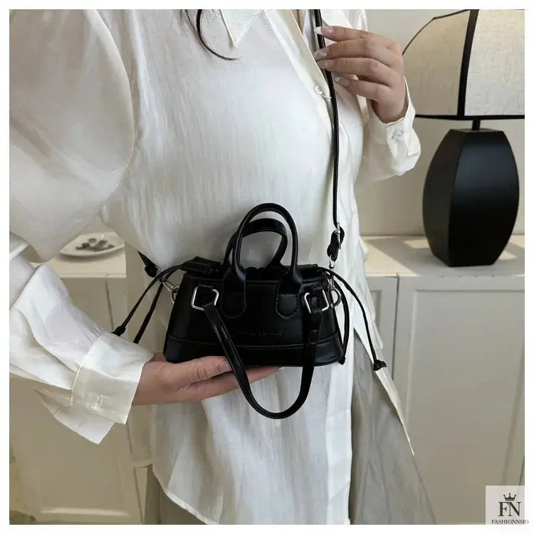 Mini Drawstring Bucket Handbags/Crossbody Bags - Fashionnsio