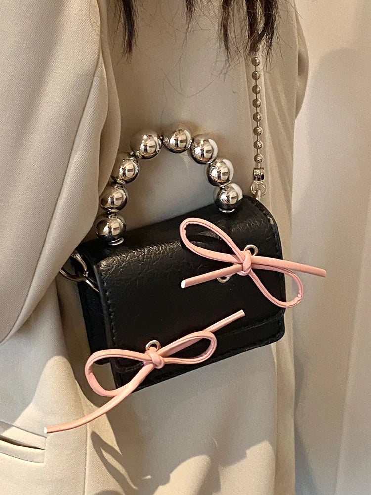 Cute Bow Mini Chain Handbags/Sling Bags