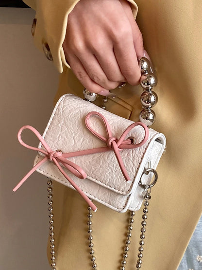 Cute Bow Mini Chain Handbags/Sling Bags