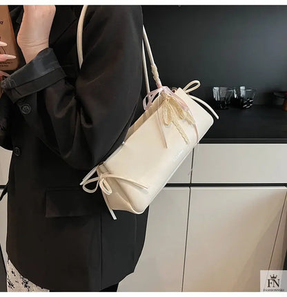 Korean Multi Bows Shoulder Bags - Bow Handbag - Fashionnsio