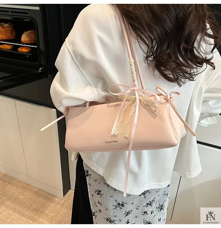 Korean Multi Bows Shoulder Bags - Bow Handbag - Fashionnsio