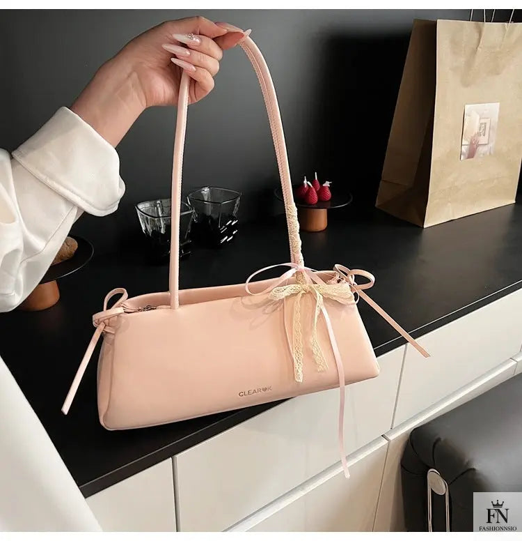 Korean Multi Bows Shoulder Bags - Bow Handbag - Fashionnsio