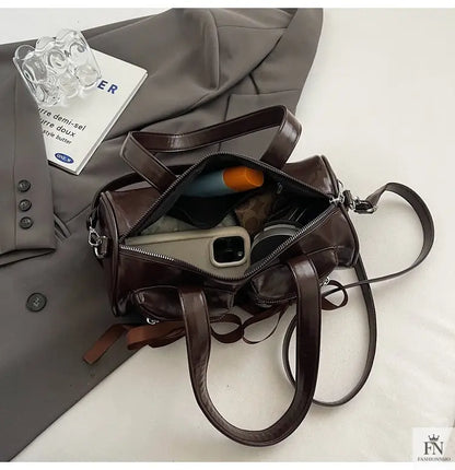 Multi-pocket Ribbon Bow Shoulder Bags - Fashionnsio