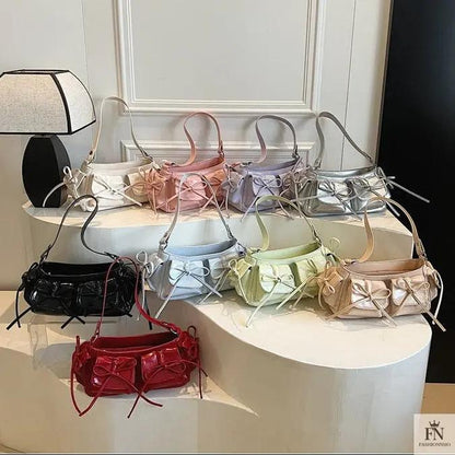 Multi-pocket Tassel Bow Bags - Fashionnsio