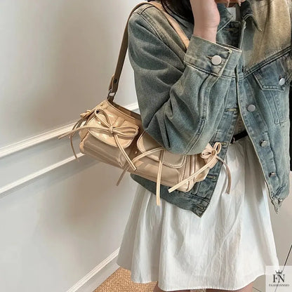 Multi-pocket Tassel Bow Bags - Fashionnsio