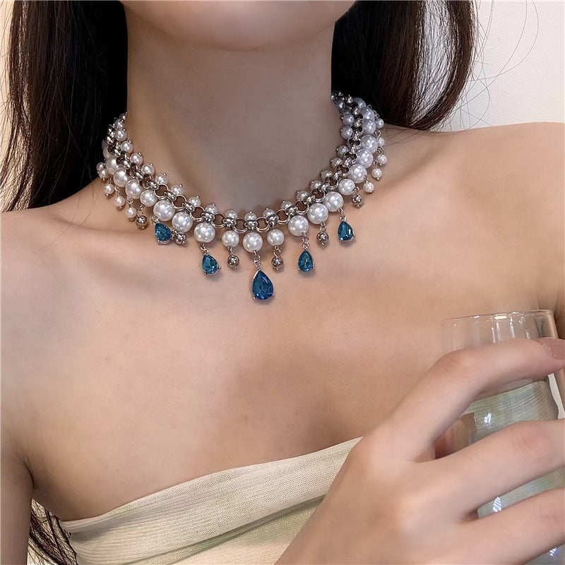 Victorian Cascade Pearl Necklace