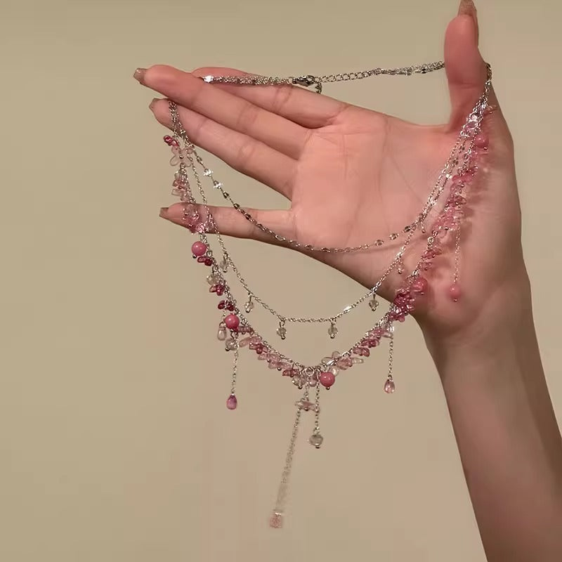 Fairy Tassel Beaded Necklace - Fashionnsio
