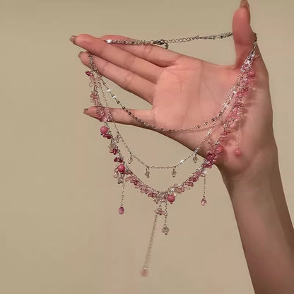 Fairy Tassel Beaded Necklace - Fashionnsio