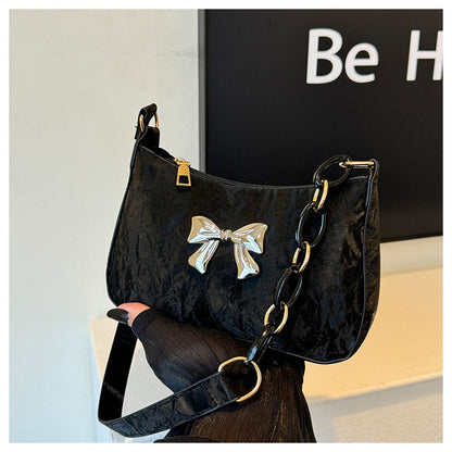 Bowknot Chain Shoulder Bags fashionnsio